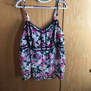 Sweetheart Babydoll Tank (floral)